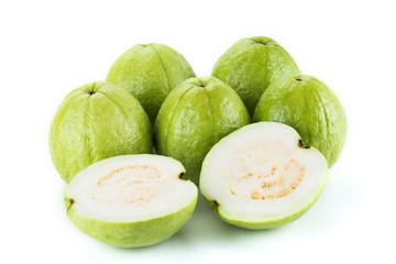 Big Guava isolated on white background