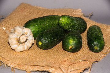 zucchini on a wooden table