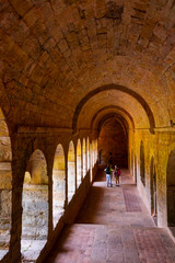 Obraz premium Le Thoronet Abbey, L'Abbaye du Thoronet, Var Department, Cistercian Architecture, Provence, France, Europe