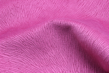 Obraz na płótnie Canvas close-up of a colorful fabric texture background