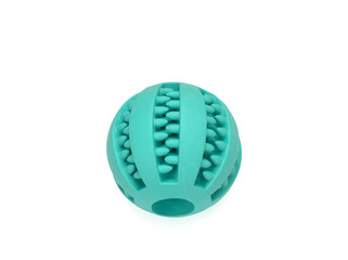 Ball toy for dog and cat, help in brushing teeth