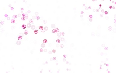Light Pink vector layout with circle shapes.