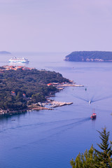 boats in the bay Croatia East Europe