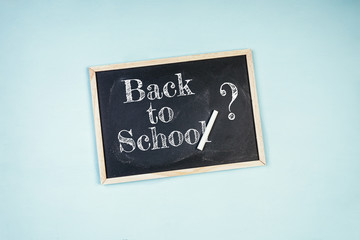 Fototapeta premium Back to school chalk board