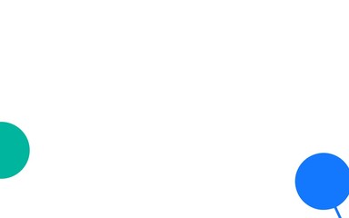 Light Blue, Green vector template with artificial intelligence structure.