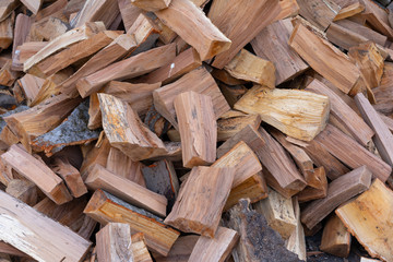 Firewood as background or texture