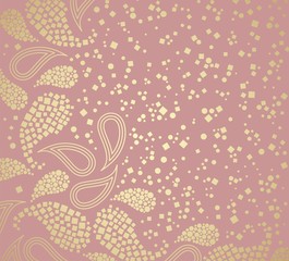 traditional paisley floral pattern , textile , Rajasthan, India	