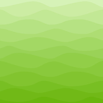 Gradual Wavy Yellow Green Background