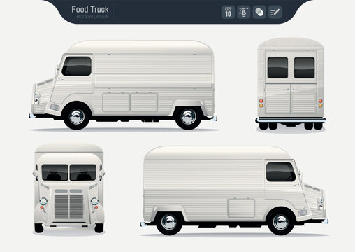Download 942 Best Food Truck Mockup Images Stock Photos Vectors Adobe Stock