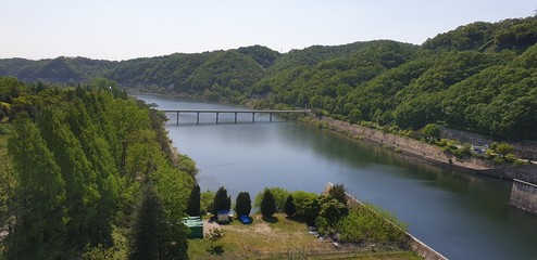 Obraz premium Daecheong Dam in Korea