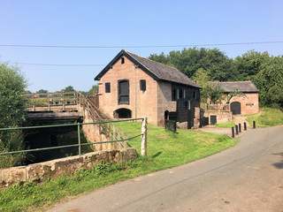 Fototapeta na wymiar The Watermill at Stretton