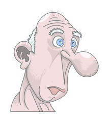 Vieux Monsieur dégarni