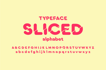 Alphabet modern typography, typeface bold 3d style, Vector Illustration.