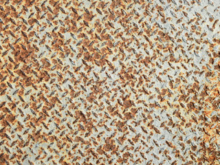 old metal plate with rust texture