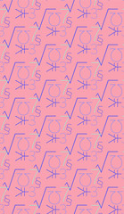 Summer. Colors. Pattern without seams.