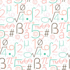 Bright colors of seamless pattern.