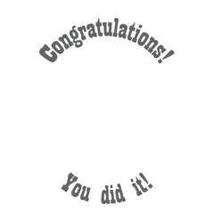 Congratulatory Illustration For Graduation From Educational Institutions. Vector Illustration. Graduate Cap.