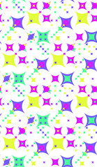 Seamless pattern in summer colors.