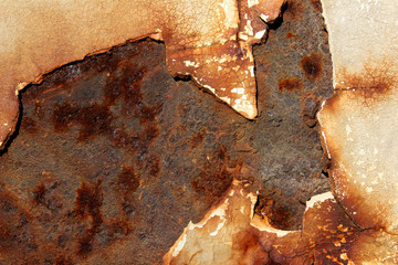 old rusty metal  texture background