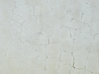 crack white concrete wall texture