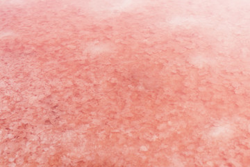 Fototapeta premium Natural pattern. Natural background. Pink salt. Pink background