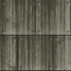 Grunge iron plates. Seamless texture or background.