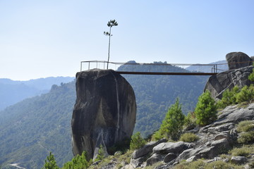 mountain landscape with blue sky