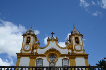 Churchil and Streets of Tiradentes Minas Gerais
