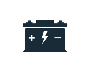 Battery Icon Vector Logo Template Illustration Design