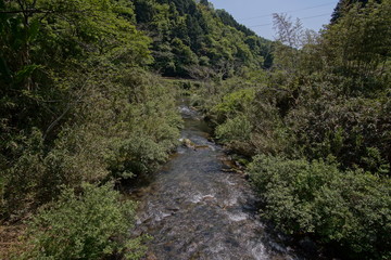 Fototapeta na wymiar A nature landscape of rural in Japan
