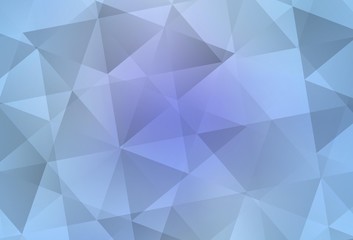 Light Pink, Blue vector low poly background.