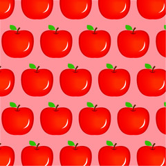 seamless pattern with apples