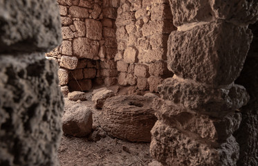 Remains  of old ruins of Kafarlet fortress. It was the property of Lords of Caesarea, then became...