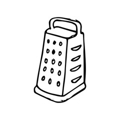 Grater hand drawn icon