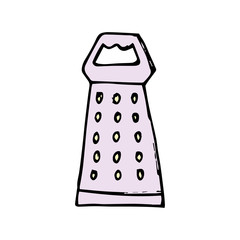 Grater hand drawn icon