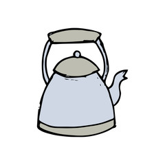 Kettle hand drawn icon