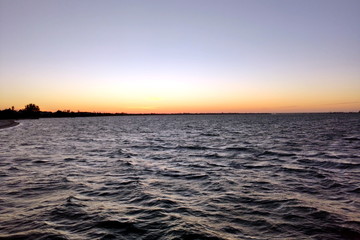 Beautiful sunset at Sanibel Island, Florida