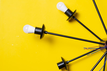 Spot lamps. Ceiling lamps. Spotlights
