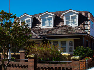 Suburban federation house in Sydney NSW Australia 
