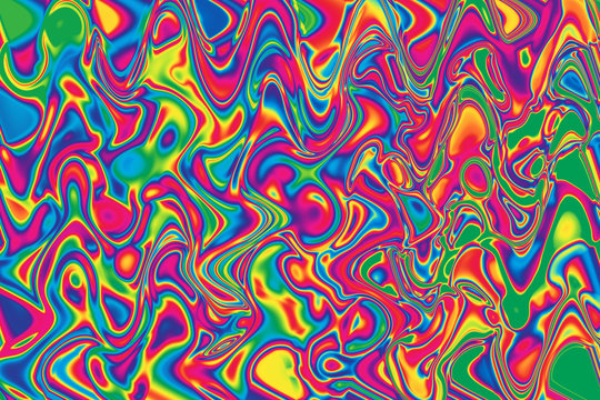 An abstract wavy psychedelic background image.