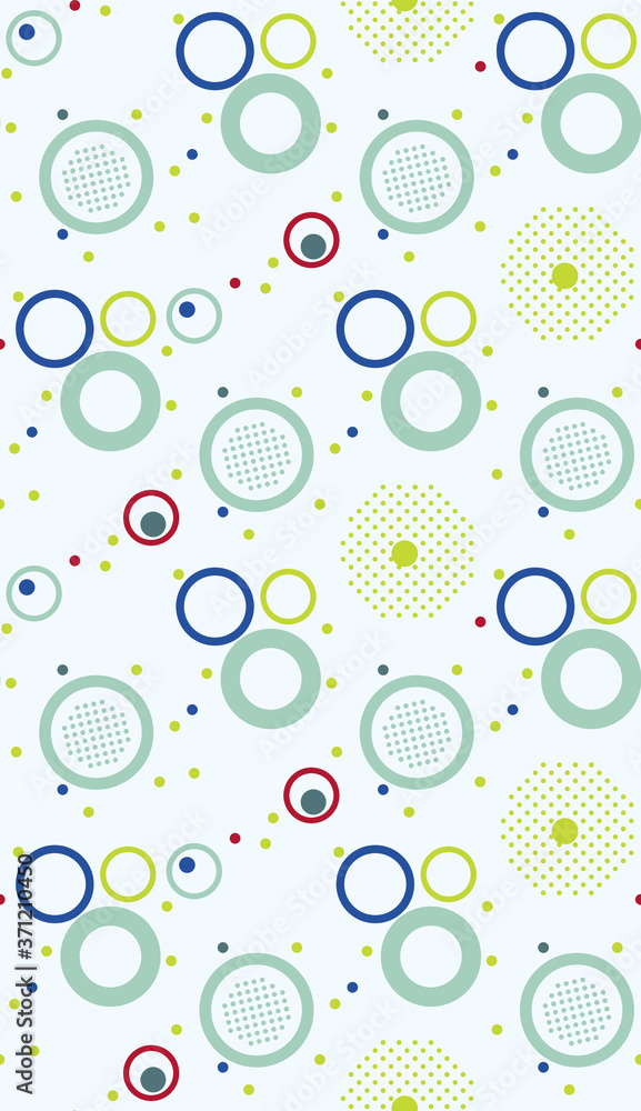 Poster seamless pattern in summer colors.