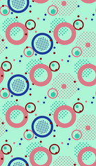 Bright colors of seamless pattern.