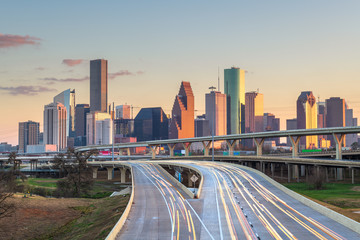 Fototapeta na wymiar Houston, Texas, USA City Skyline