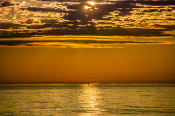Fototapeta premium sunset on beach
