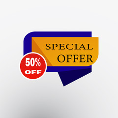 Modern Colorful Sale Promtion Tag and Baner for your Shop Product