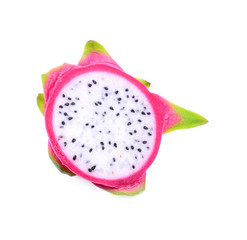 Dragon fruit isolated on white background