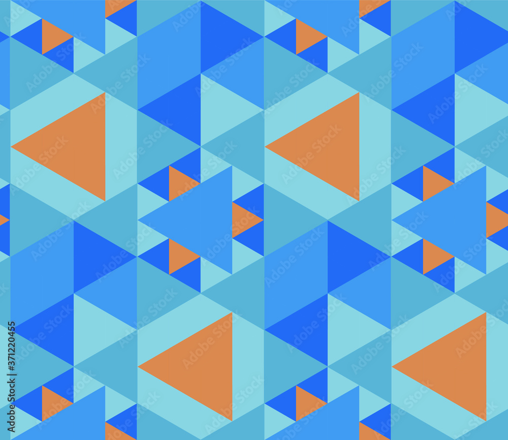 Poster seamless pattern in summer colors.