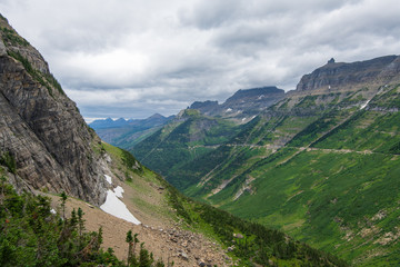Fototapeta na wymiar mountain landscape with river and mountains