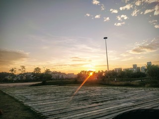 sunset in the Rio de Janeiro - Brasil