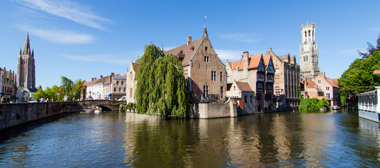 Fototapeta premium Canal de Bruges